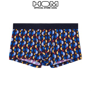 HOM (ออฮ์ม) รุ่น 402288-P0RA  กางเกงในชาย Boxer ผ้า Polyamide แห้งง่ายระบายอากาศเย็นเวลาใส่ ปลายขาไม่ม้วน