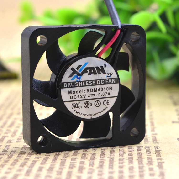 YTH XFAN RDM4010B 12V 0.07A 4010 4 CM 2WIRES SERVER COOLING FAN