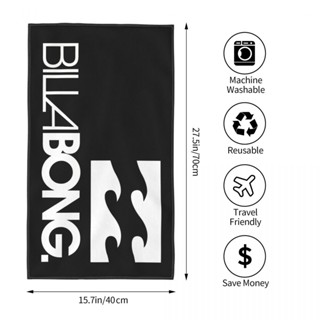 Billabong (2) ผ้าขนหนู ทรงสี่เหลี่ยม ขนาด 70x40 ซม. สําหรับเล่นกีฬา โยคะ ฟิตเนส วิ่ง กลางแจ้ง