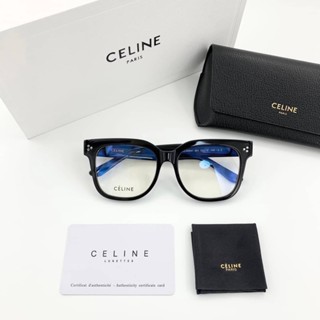 CELINE SQUARE OPTICAL EYEGLASSES กรอบแว่นตัดเลนส์สายตา แบรนด์ซีลีน กรอบสีดำ