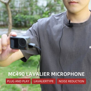 ไมโครโฟน CAPA Type C Lavalier สําหรับกล้อง One X2 X3 One R RS Action 2 3