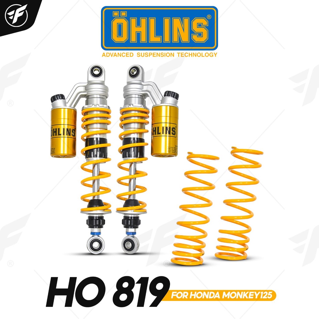 โช้คหลัง Ohlins HO 819 สำหรับ ฮอนด้า Honda MONKEY ปี 2018-2019