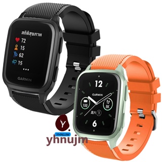 สาย Garmin Venu SQ 2 Music SQ2 สาย silicone For garmin venu sq music สายนาฬิก Garmin Ven SQ 2Music อุปกรณ์เสริมสมาร์ทวอทช์ เคส venu sq เคส strap