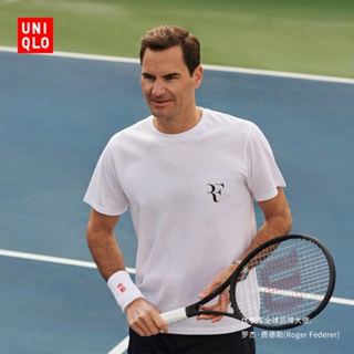 Uniqlo RF เสื้อยืดแขนสั้น ผ้าฝ้าย พิมพ์ลาย สําหรับผู้ชาย และผู้หญิง