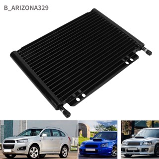 arizona329 Transmission Oil Cooler Aluminum Alloy 20 Rows High Performance Black Radiator for Pick Up Trucks Vans