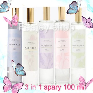 Marks &amp; Spencer 3 in 1 spray 100ml. 🌼 Floral collection 🌺 สเปรย์น้ำหอม