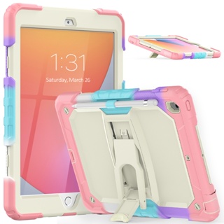 เคสแท็บเล็ต PC TPU กันกระแทก พร้อมช่องใส่ปากกา สําหรับ iPad Mini 4 5 6 iPad 10.2 7th 8th 9th Gen 2019 2020 2021 iPad Pro 11 Air 4 10.9 Air 5 2022 iPad Pro 9.7 2017/2018 Air 2 Pro 9.7