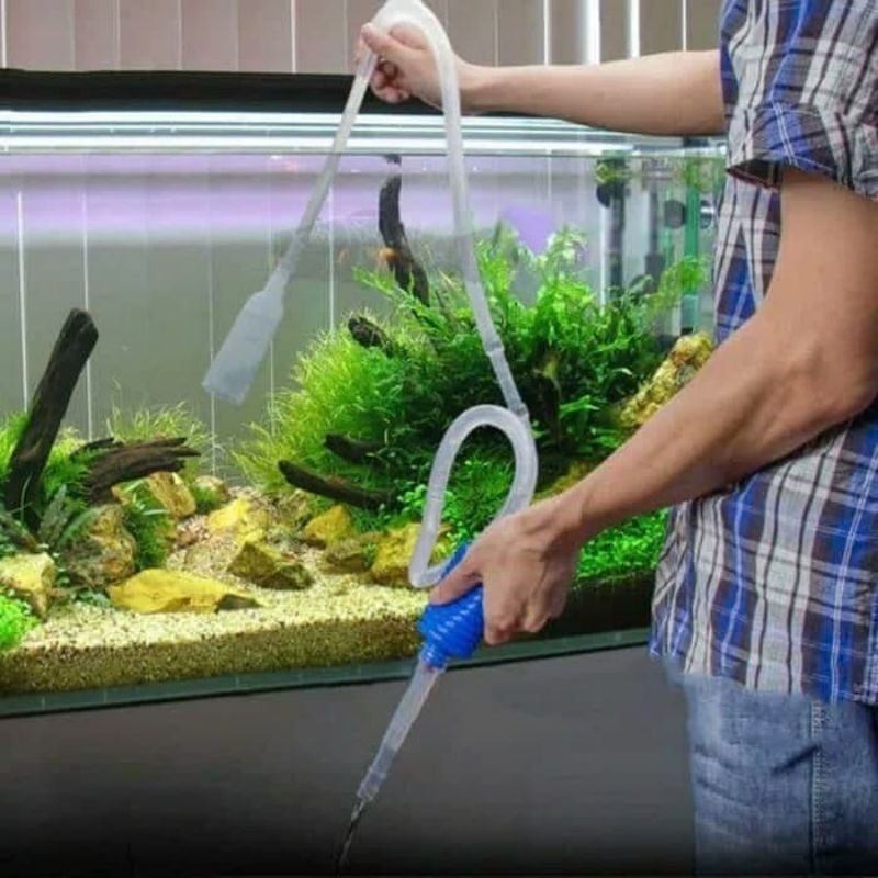 MJ88 CLEANER PUMP SIPON SUPER AQUARIUM WATER SUCTION DRAIN TOOL