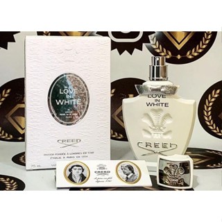 🥳🎉 หอมทะลุกล่อง ติดทนยาวนานข้ามคืน 😍 🎊 น้ำหอม CREED IN WHITE EDP 75 ml. ราคาเคาน์เตอร์ 10,000฿ - กล่องซีล ขายเพียง 2,600