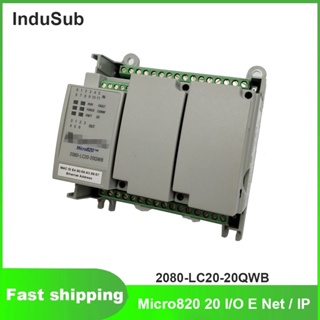 โมดูลควบคุมเอาท์พุท ตั้งโปรแกรมได้ PLC Micro820 20 I/O E Net / IP 2080-LC20-20QWB