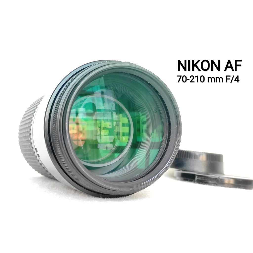 เลนส์ออโต้ ยี่ห้อ Nikon AF NIKKOR 70-210mm f4 Micro Telephoto Zoom
เมาท์ Nikon F  พร้อมฝาหน้า ท้าย