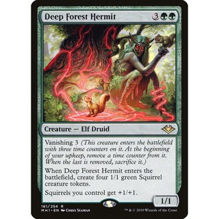 [MTG] Deep Forest Hermit [MH2] [GREEN] [RARE] [NORMAL] [ENG] (การ์ดเมจิค / Magic the Gathering)