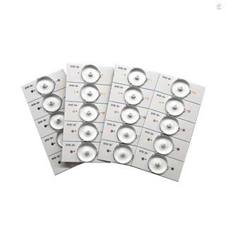 Mit ลูกปัดโคมไฟ 3V SMD พร้อมฟิลเลอร์เลนส์ออปติคอล อุปกรณ์เสริม สําหรับซ่อมแซมทีวี Led 32-65 20 ชิ้น