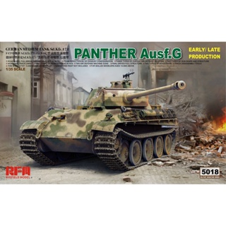 RYEFIELD MODEL (RFM) 1/35 RM5018 Panther Ausf.G early/late production w/workable track links