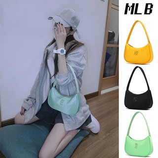 🔥จัดส่งจากกรุงเทพ🔥 ของแท้💯 เป๋าสะพายไหล่MLB JACQUARD MONOGRAM UNISEX HOBO BAG