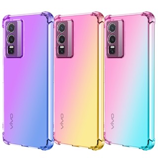 เคสโทรศัพท์มือถือแบบนิ่ม TPU กันกระแทก สําหรับ Vivo 76 5G Y76S Y74S V23 Pro S12 Pro T1 5G