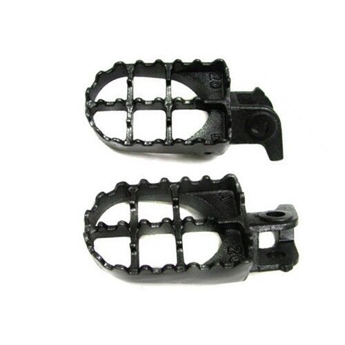 Dirt Bike หมุดเท้าเหล็กสีเทาสําหรับ Honda CR125 CR250 CR500 88-94 CR 250