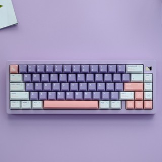 GMK Violets Keycap, 129 คีย์ PBT Keycaps Cherry Profile DYE-SUB ส่วนบุคคล GMK Keycaps สำหรับแป้นพิมพ์เครื่องกล