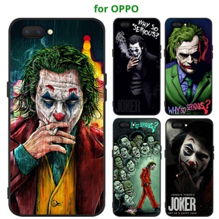 เคส OPPO A5 A9 A31 A12 A11K 2020 A3S A5S A7 F1S F5 F9 F11 pro F7 REALME C1 โทรศัพท์มือถือแบบนิ่ม ผิวด้าน ลายโจ๊กเกอร์ สําหรับ