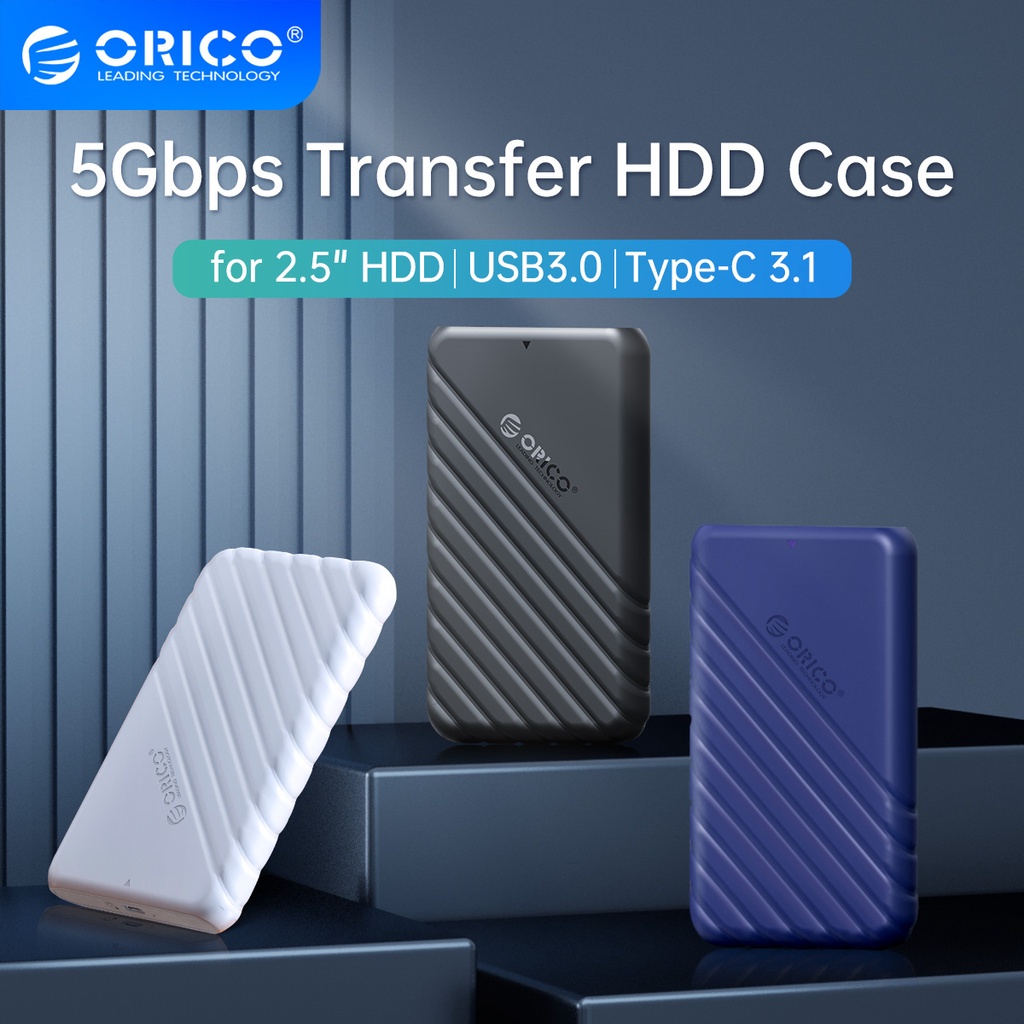 Hard Disk Casings & Dockings 149 บาท Orico กล่องใส่ฮาร์ดดิส 2 5 เคสฮาร์ดดิสก์ไดรฟ์ภายนอก HDD SATA 2.5 นิ้ว USB3.0 4TB 9.5 มม. 7 มม. สําหรับ HDD SSD Computers & Accessories