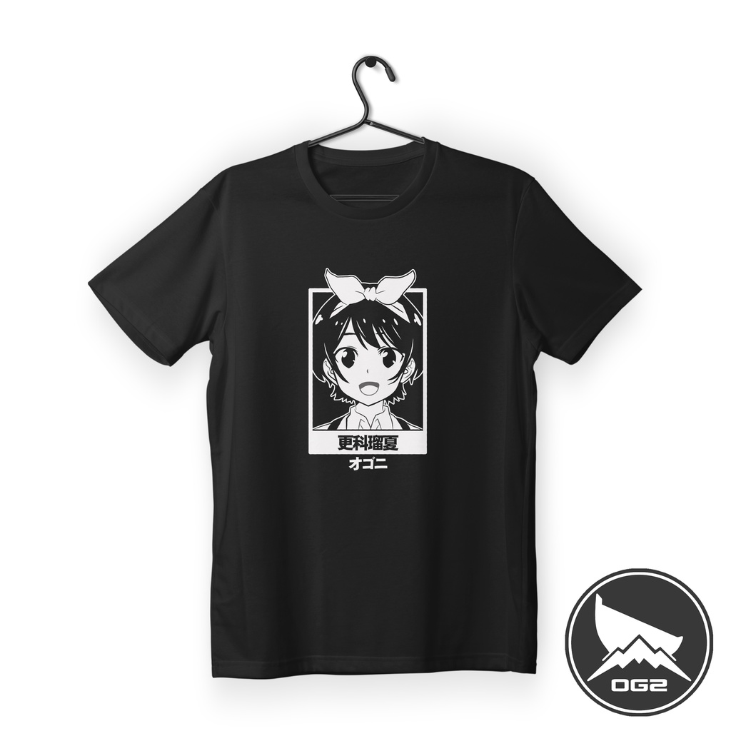 อะนิเมะเสื้อยืด Ruka Sarashina kanojo okarishimasu waifu A242 OG2 2A A เสื้อ