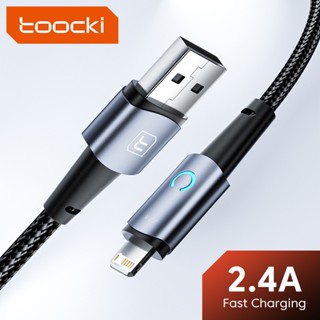 Toocki PD 20W USB C สายเคเบิล 2.4A ชาร์จเร็ว Type C ถึง 1OS Pad ที่ชาร์จ C-L สายเคเบิลข้อมูล สายไฟ