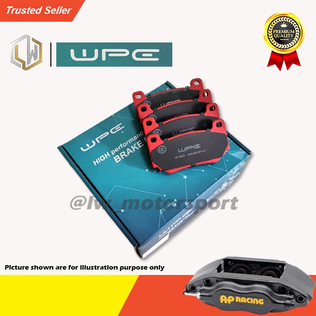 AP Racing CP7600 ผ้าเบรค 4Pot - ผ้าเบรคประสิทธิภาพ WPE 800 C