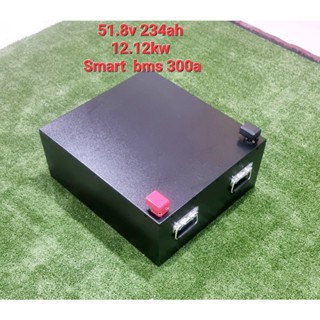 พลังงานสำรองลิเทียมใหม่ NMC CATL 51.8v 234ah 12kw smart bms active Jikong 150A สอบถามก่อนการสั่งชื้อ