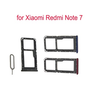 อะแดปเตอร์ถาดใส่ซิมการ์ด Micro SD แบบเปลี่ยน สําหรับ Xiaomi Redmi Note 7 Xiaomi Note 7