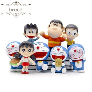 Bruce โมเดลตุ๊กตาฟิกเกอร์ Doraemon ขนาดเล็ก ของเล่นสําหรับเด็ก