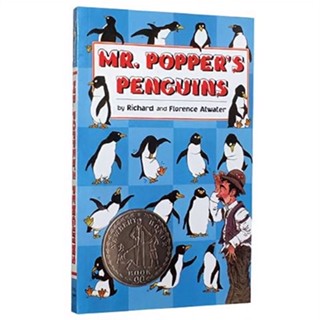 A Book* Mr.Poppers penguins Kids English book English Novels นิทานภาษาอังกฤษสำหรับเด็ก