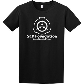 Scp เสื้อยืดแขนสั้นลําลอง พิมพ์ลายโลโก้ Wiki พลัสไซซ์ คุณภาพสูง เหมาะกับการเล่นกีฬา ฟิตเนส แฟชั่นสําหรับผู้ชาย