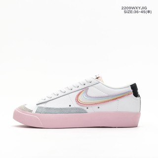 Nike x Mayumi Yamase blazer รองเท้าวิ่งดีไซน์คลาสสิกแท้จริงรับประกันคุณภาพของฤดูใบไม้ร่วง-3