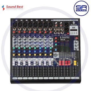 มิกซาวด์ เบส มิกซ์เชอร์ mixer เครื่องเสียง SOUNDBEST MGP-8X มิกเซอร์ 8CH สินค้าใหม่ของแท้/มีหน้าร้าน