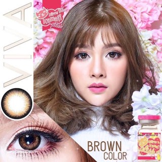 Kitty kawaii Viva brown (บิ๊กอาย Dia 14.5)