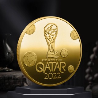 Plus FIFA World Cup Qatar 2022 เหรียญที่ระลึก สามมิติ โลหะ เหรียญที่ระลึก ทําตรา