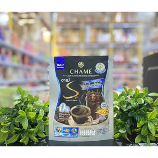 อเมริกาโน่ พลัส CHAME Sye Coffee Pack Americano Plus Jiaogulan ชาเม่ ซาย คอฟฟี่ *แพค 10 ซอง*