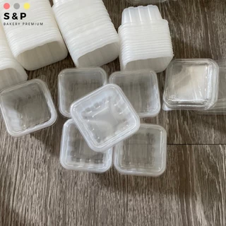 ถ้วยขุ่นนึ่งได้ ถ้วยมินิคัพ ขนาดเล็ก ใหญ่ แพ็ค100ชิ้น (มีฝาปิดล๊อคได้) ขายดีมาก เเบบพอดีคำ
