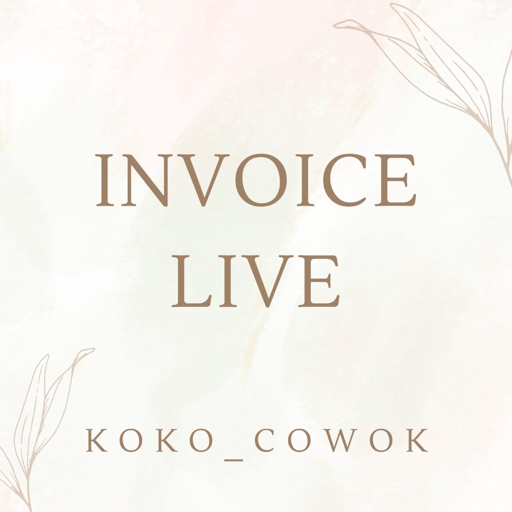 LIVE พิเศษ INVOICE**