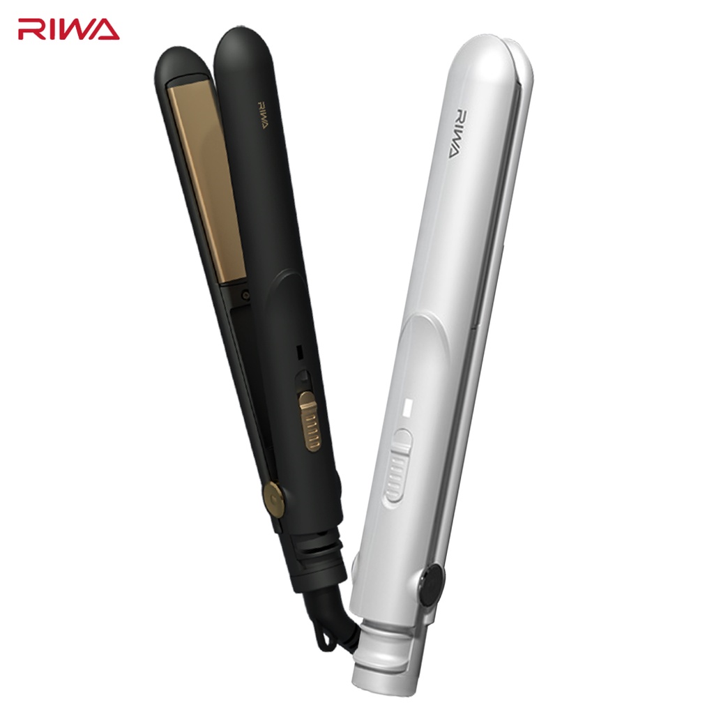 Riwa เครื่องหนีบผมตรง เคลือบน้ํามันน็อต "0" สําหรับผู้ชาย
