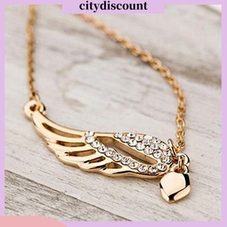 &lt;citydiscount&gt;  จี้สร้อยคอรูปหัวใจสําหรับผู้หญิงสร้อยคอ