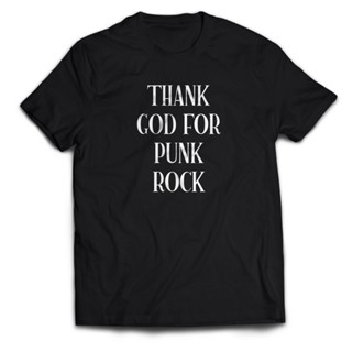 เสื้อยืด พิมพ์ลาย BAND THANK GOD FOR PUNK ROCK สําหรับผู้ชาย และผู้ใหญ่