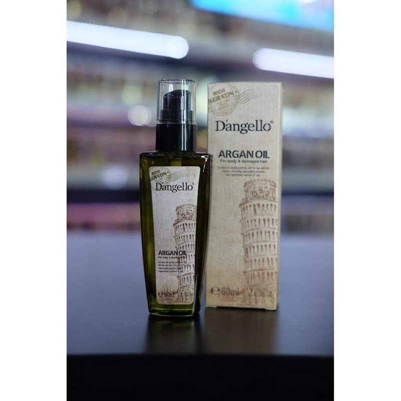 D'angello Argan Oil เซรั่มบำรุงผมสำหรับผมแห้ง เสียมาก 60ml.