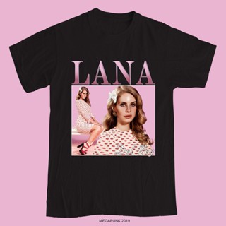 เสื้อขาว Camiseta de LANA DEL REY HOMAGEStreetwear para hombre y mujer