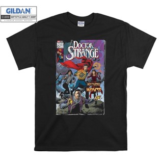 T-shirt  Gildan เสื้อยืด โอเวอร์ไซซ์ พิมพ์ลาย Marvel Doctor Strange The Multiverse สําหรับเด็กผู้ชาย ผู้หญิง 7012S-5XL