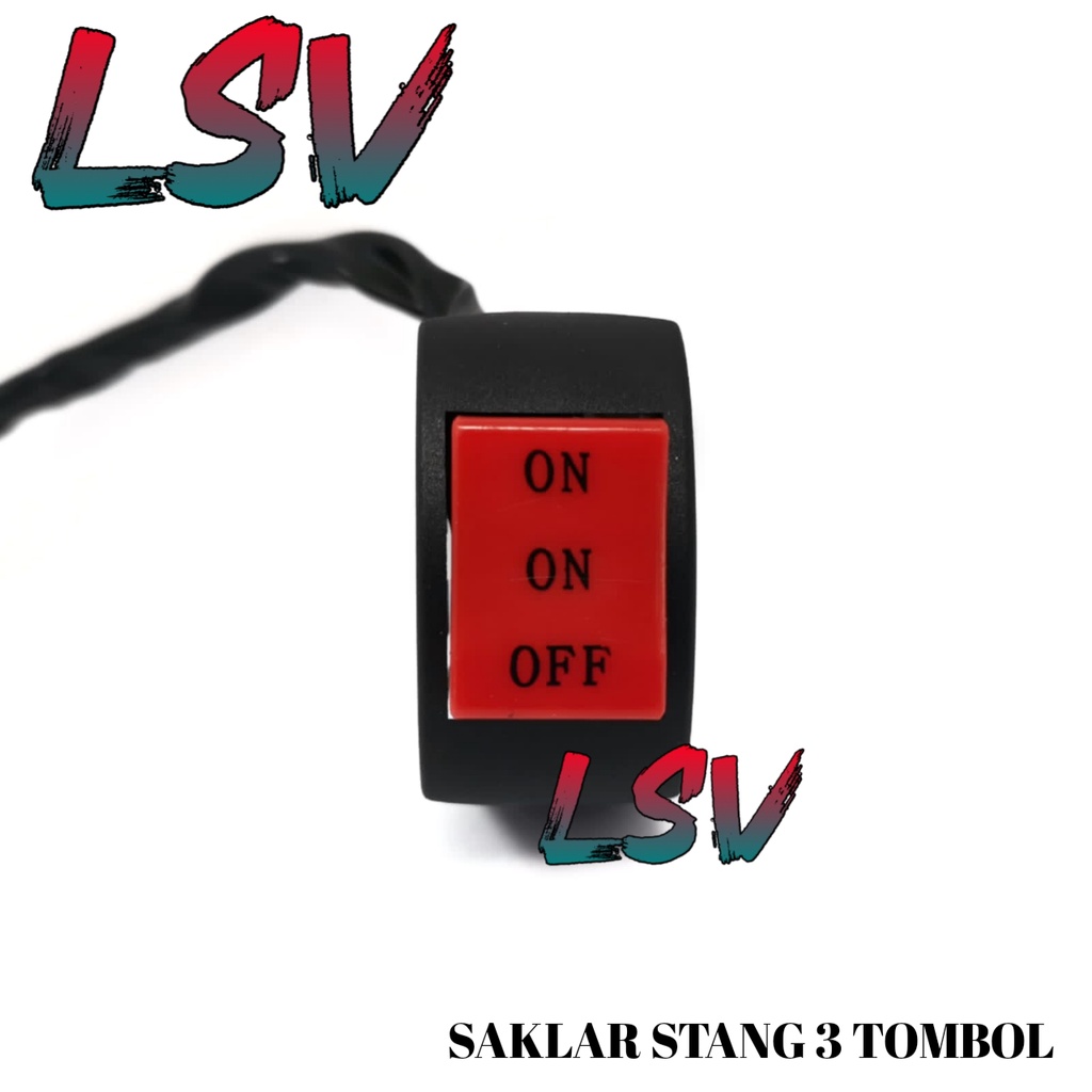 ON OFF SWITCH 3 FUNCTION ON OFF SWITCH UNIVERSAL โหมดไฟรถจักรยานยนต์