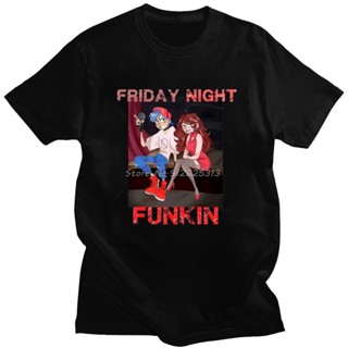 เสื้อวันพีช - ใหม่คืนวันศุกร์ Funkin ลําลองพิมพ์เสื้อยืดผู้ชายเสื้อยืดแฟชั่นผ้าฝ้ายฤดูร้อนเสื้อยืดอ