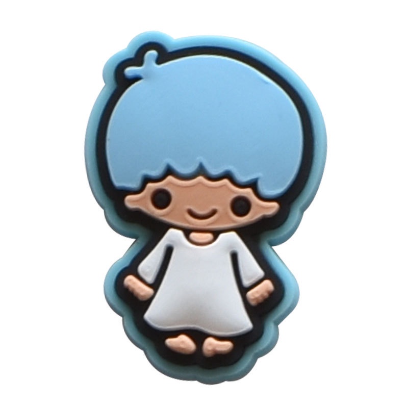 Crocs Jibbitz charms บักเกิลรัดรองเท้า PVC นิ่ม ถอดได้ รูปดอกไม้ สําหรับตกแต่งสวน รองเท้า
