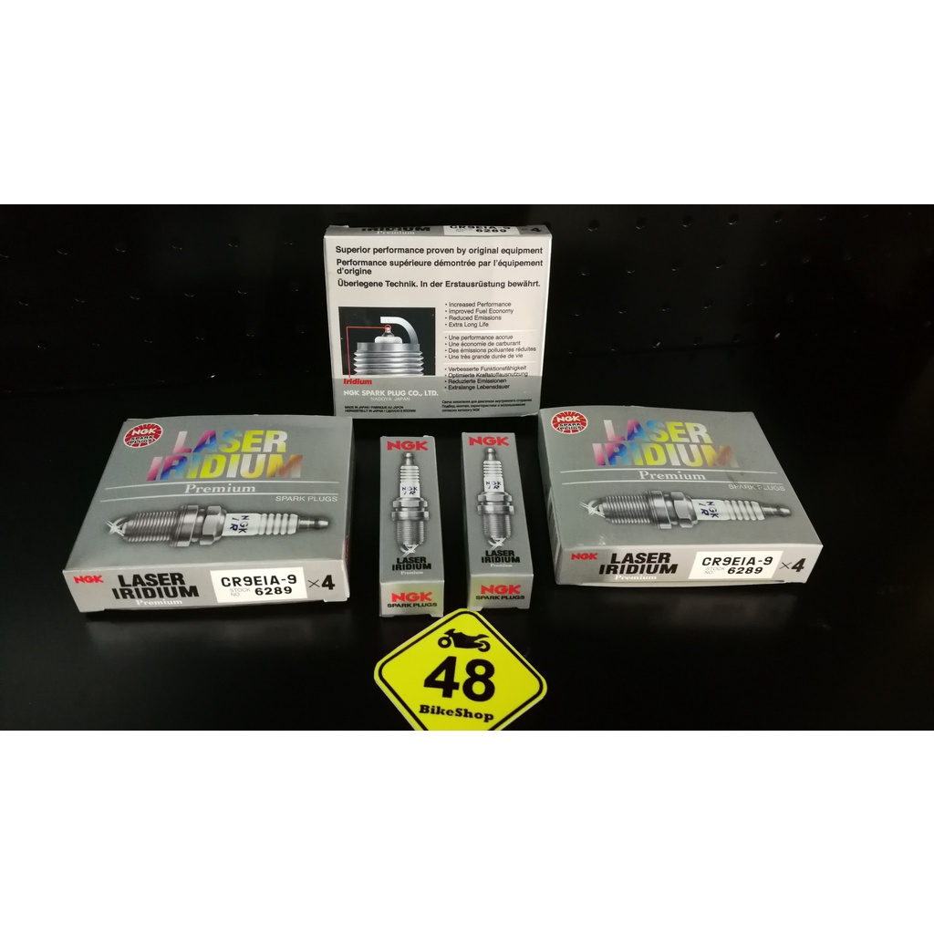 หัวเทียนNGK LASER IRIDIUM สำหรับKawasaki  Ninja650 / Er-6n / Versys650  NINJA300 / Z300  R3 , MT03 จ