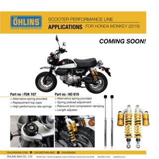 OHLINS HO 819 HONDA MONKEY 125